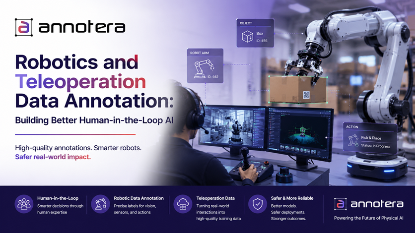 Robotics and Teleoperation Data Annotation: Building Better Human-in-the-Loop AI