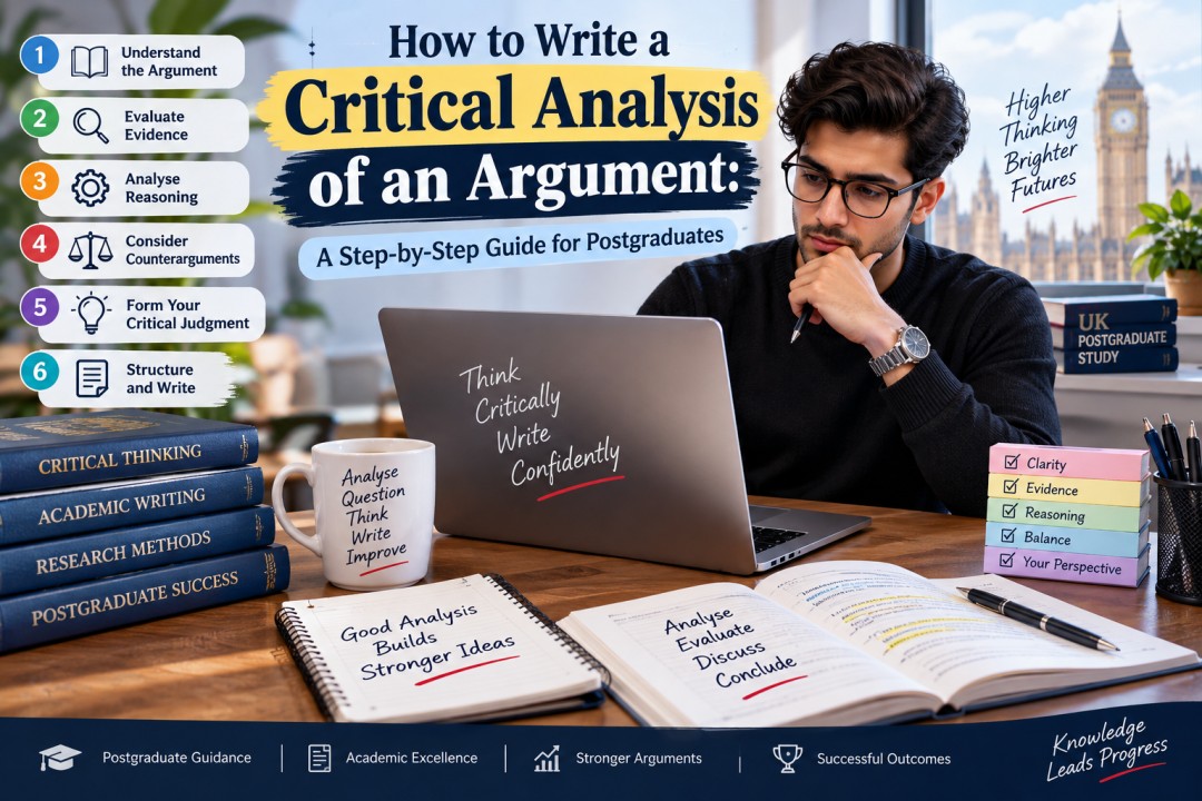 How to Write a Critical Analysis of an Argument: A Step-by-Step Guide for Postgraduates