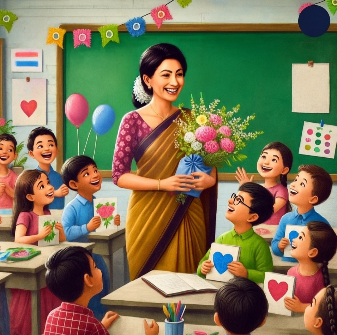 शिक्षकः सृजति व्यक्तिम् – आदर्शजीवनस्य निर्माता: