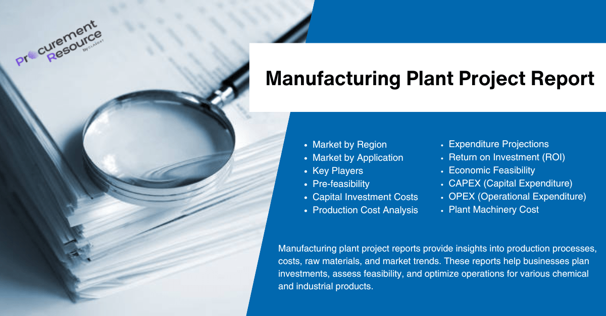 Methylcyclohexane Manufacturing Plant Project Report by Procurement Resource