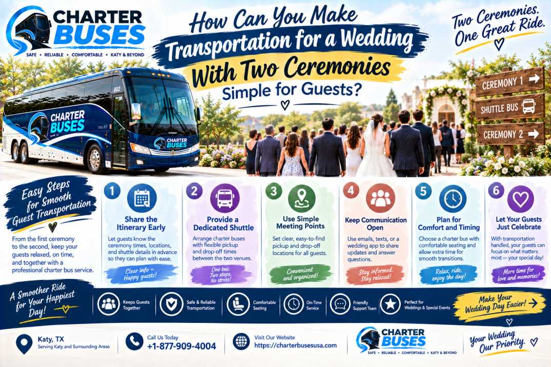 How Can You Make Transportation for a Wedding With Two Ceremonies Simple for Guests?