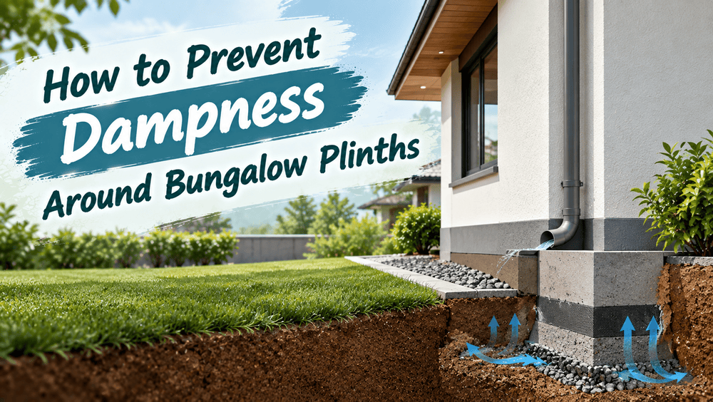 How to Prevent Dampness Around Bungalow Plinths