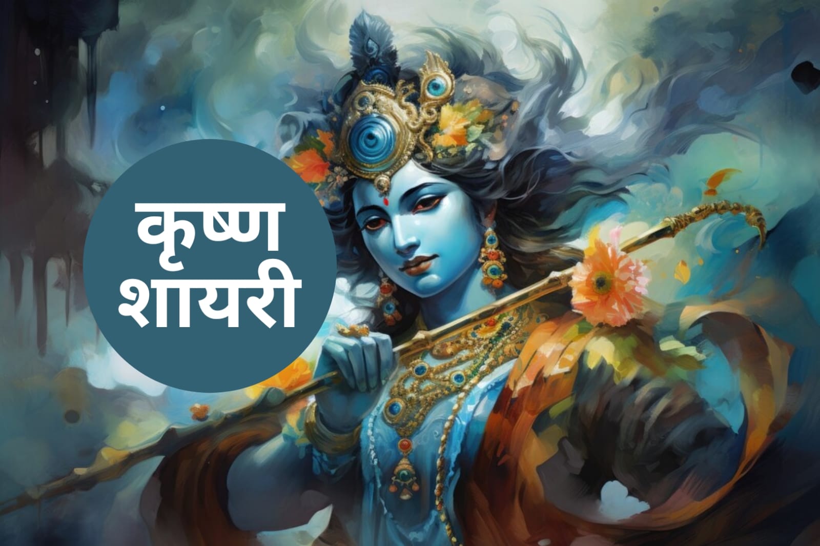 Krishna Shayari in Hindi | १५ बेहतरीन कृष्ण शायरी 