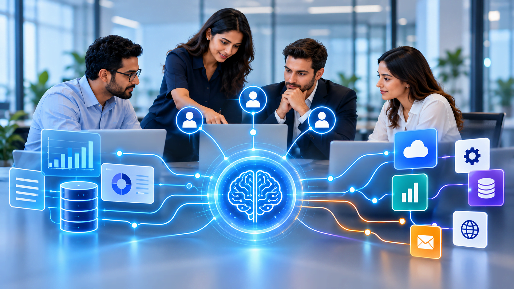 Can AI-Powered Workflows Connect People, Data, and Applications?