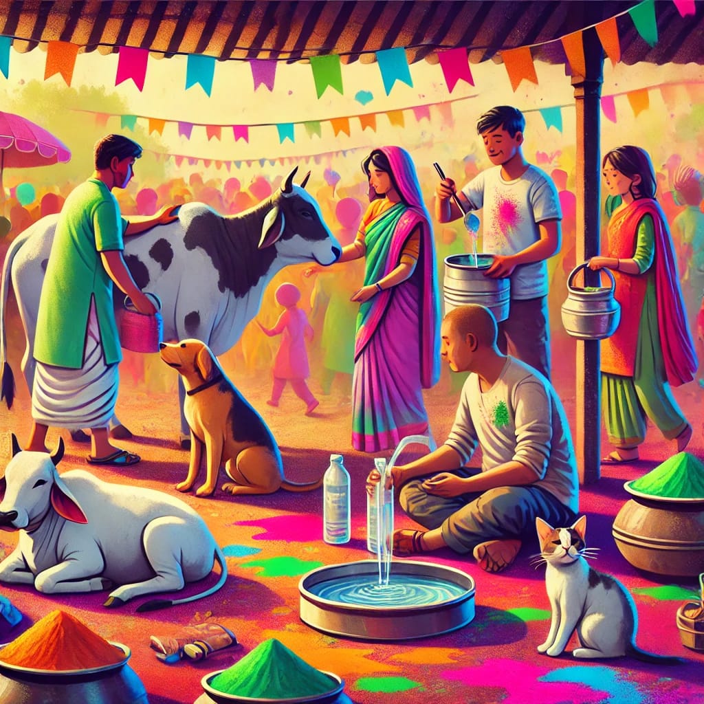 ହୋଲି ସମୟରେ ପଶୁମାନଙ୍କୁ ସୁରକ୍ଷିତ ରଖନ୍ତୁ: ଦୟା ସହିତ ରଙ୍ଗର ପର୍ବ ଖେଳନ୍ତୃ