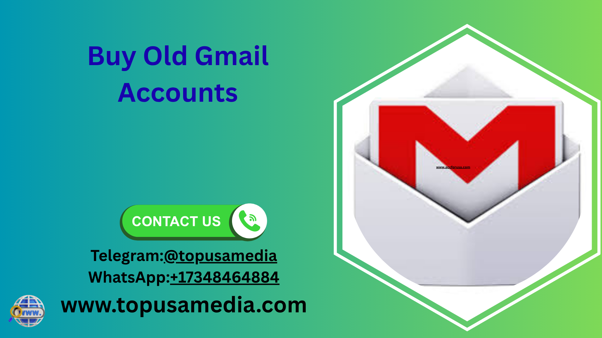 Buy USA Old Gmail Accounts for Marketing and Ads