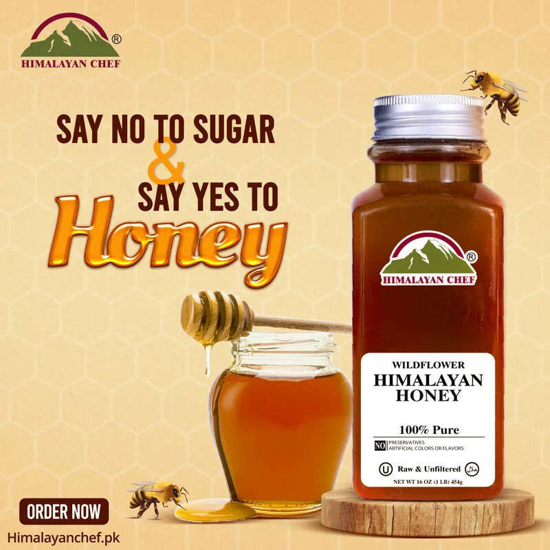 Wildflower Honey – Pure Natural Himalayan Honey for Health & Wellness | Himalayan Chef