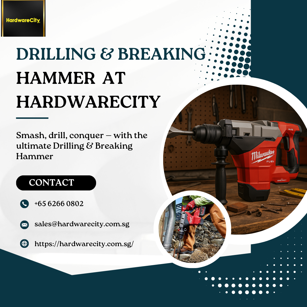Top Place to Buy FUEL™ 8KG SDS-MAX Drilling & Breaking Hammer in Singapore: HardwareCity Singapore