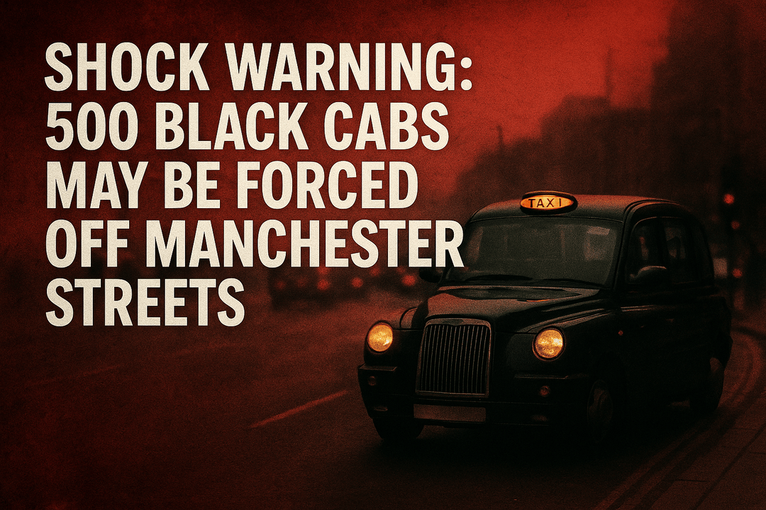 Shock Warning: 500 Black Cabs May Be Forced Off Manchester Streets