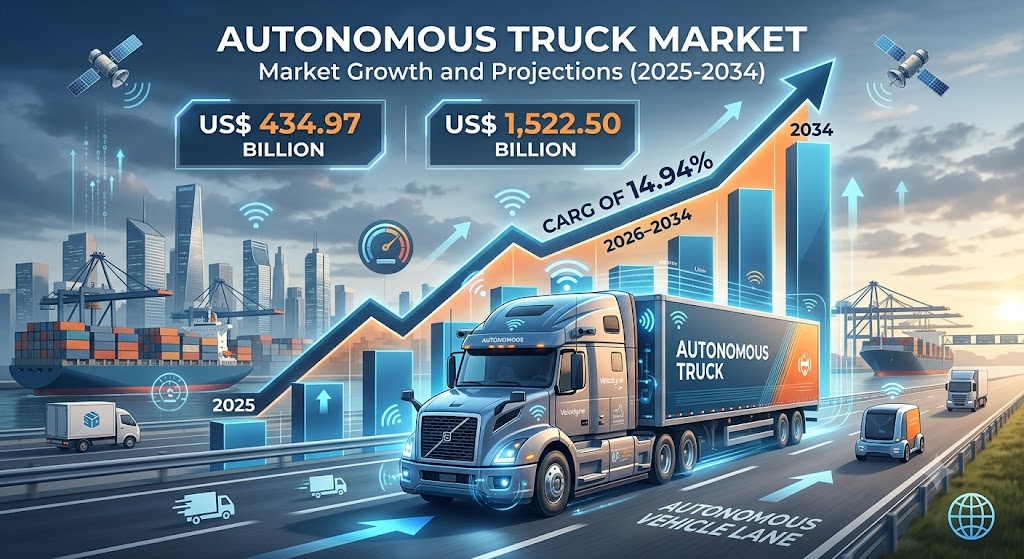 Autonomous Truck Market Growth, Opportunities and Future Outlook 2034