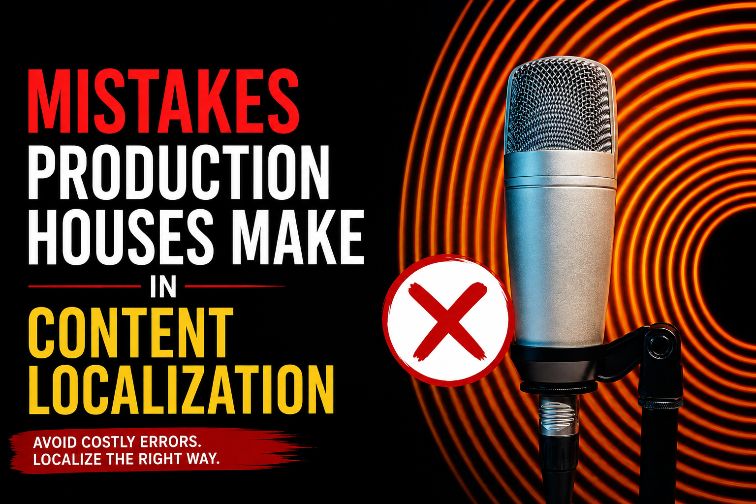 Mistakes Production Houses Make in Content Localization (and How to Fix Them)