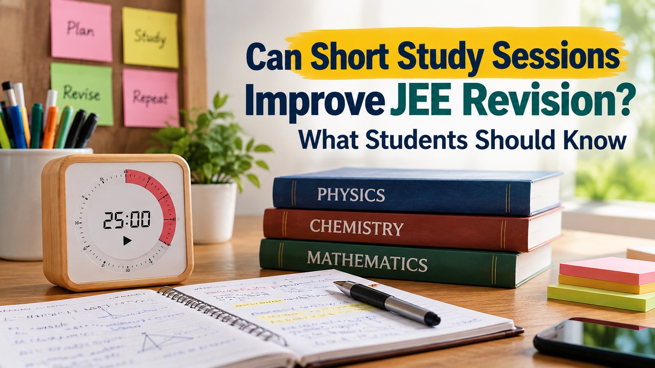 Can Short Study Sessions Improve JEE Revision? What Students Should Know