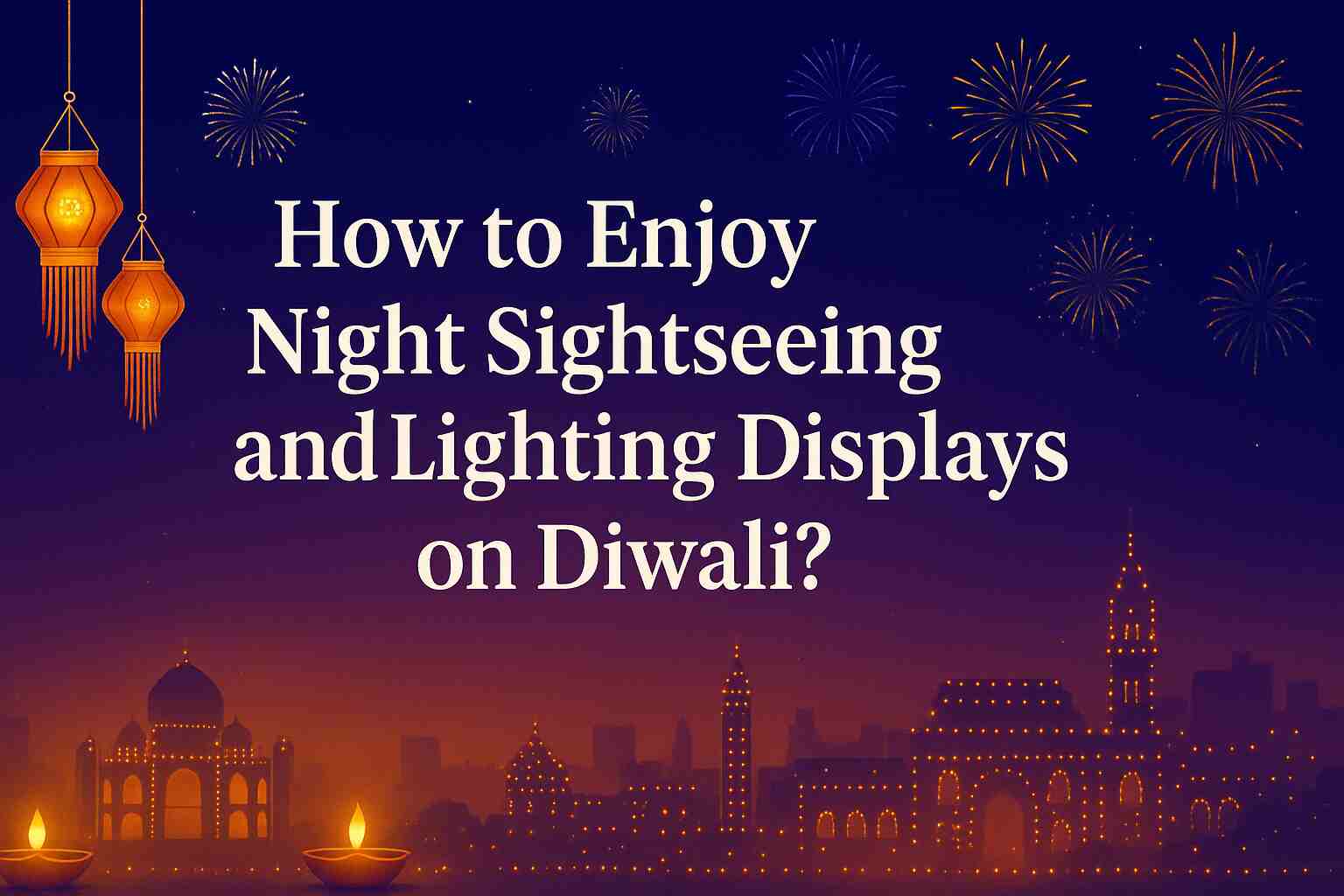 How to Enjoy Night Sightseeing and Lighting Displays on Diwali?